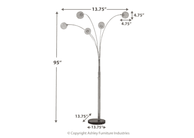 Ashley furniture arc floor lamp shop
