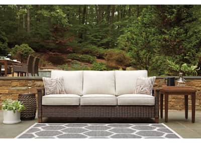 Outdoor Paradise Trail Sofa with Cushion Ashley Canada