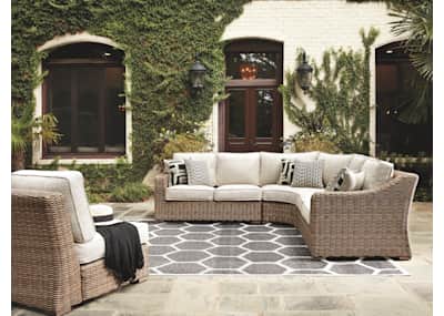 Beachcroft 5 piece outdoor sales sectional