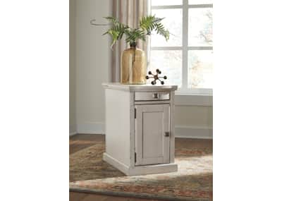 Laflorn chairside end table with usb ports & outlets deals