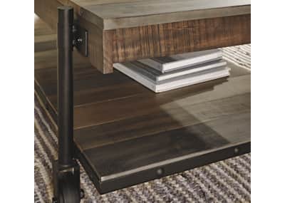 Bostweil Coffee Table Brown Black Dufresne Furniture and