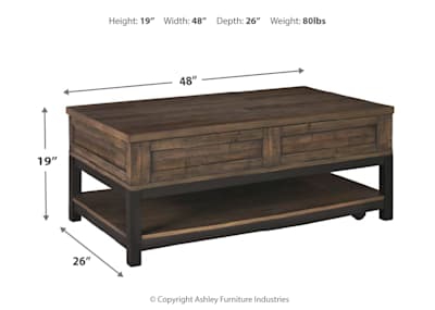 Johurst Rect Lift Top Coffee Table Ashley Canada
