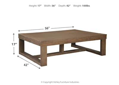 Ashley furniture cariton sales coffee table