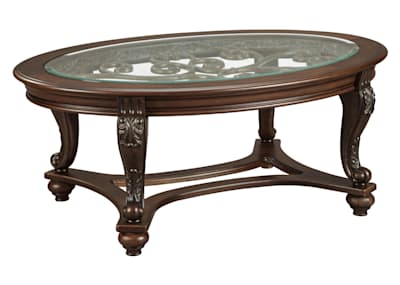 Norcastle Oval Coffee Table Ashley Canada