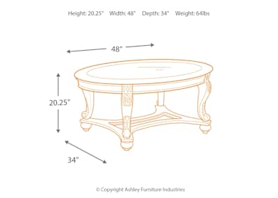 Norcastle coffee table top