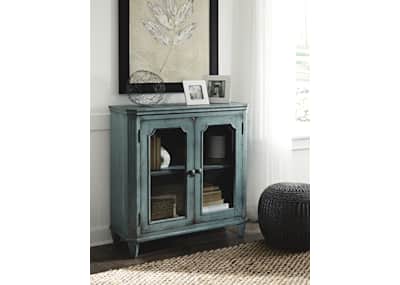 Mirimyn Antiq Small Accent Table Teal