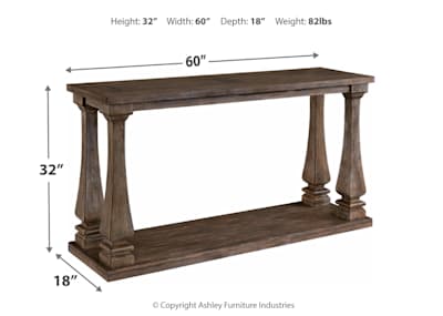 Johnelle Sofa Table Ashley Canada