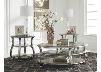 Silver end tables outlet for living room