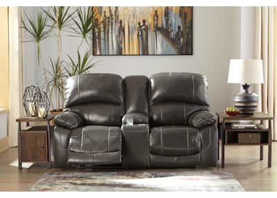 Hallstrung power reclining loveseat with hot sale console