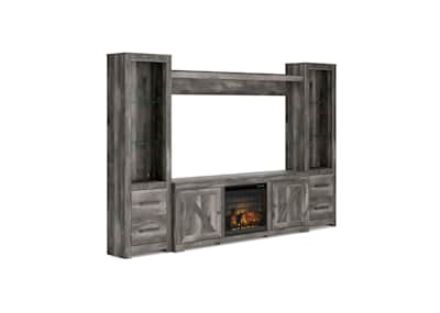 Wynnlow entertainment center sales with fireplace