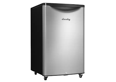 Danby stainless steel sales mini fridge