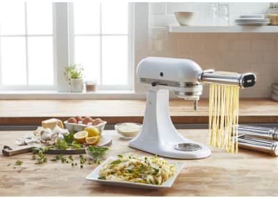 KitchenAid 3 Piece Pasta Roller Cutter Set KSMPRA Silver