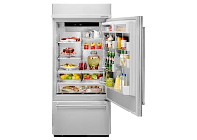 KitchenAid Bottom Mount Fridge KBBR306ESS Stainless Steel