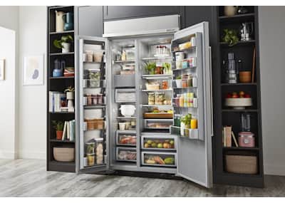 Kitchenaid built on sale in fridge 48
