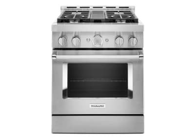 Kitchenaid gas stoves stainless hot sale steel