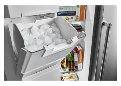 KitchenAid Side x Side Fridge (KRSC703HBS) - Black Stainless ...