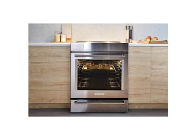 Kitchenaid induction range sale ksib900ess