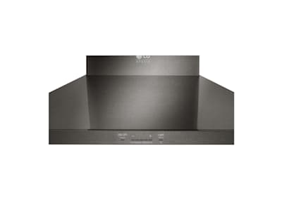 Black stainless steel 2024 range hood lg