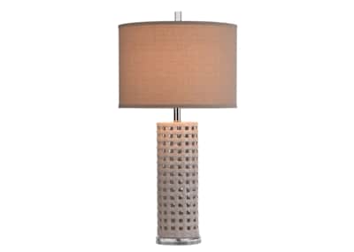 Basket Weave Table Lamp Ceramic 31.00