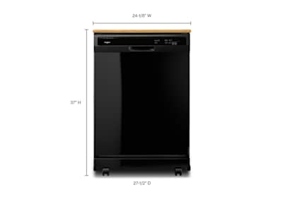 Whirlpool portable dishwasher wdp370pahb new arrivals