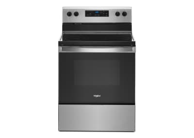 Whirlpool stainless steel electric stove clearance