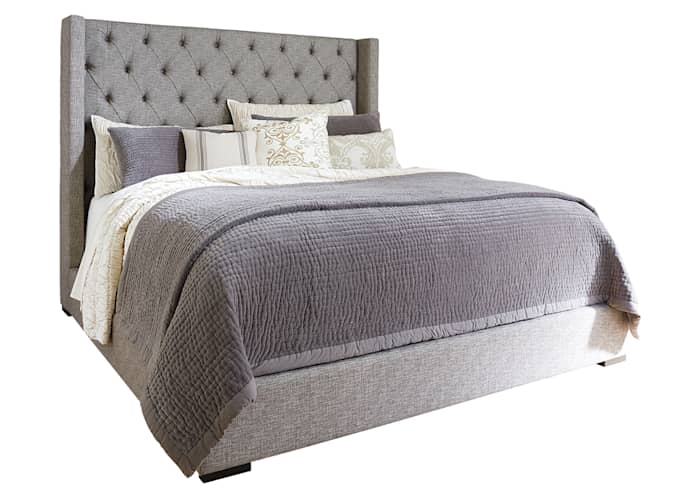 Upholstered Bed Ashley Home, Ashley King Bed Frame