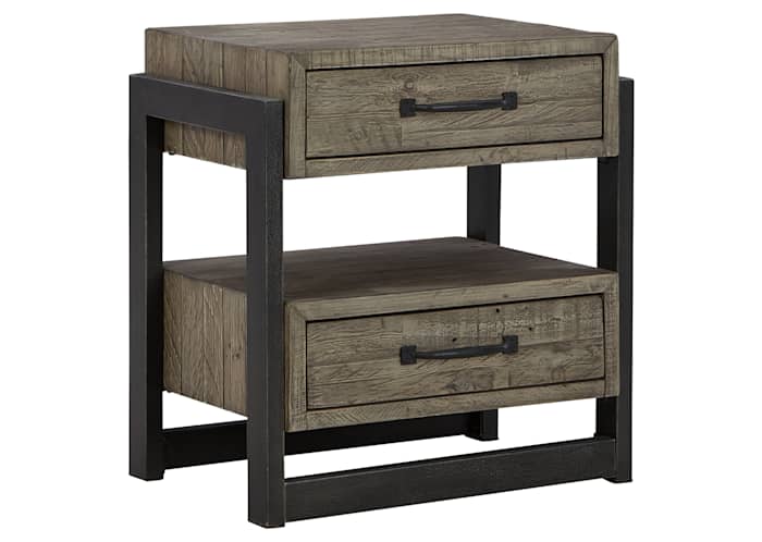 Brennagan Two Drawer Nightstand Ashley Homestore Canada
