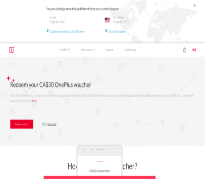 promo 6 oneplus code voucher Redeem Friend CA$30 your Refer plus OnePlus  a  One