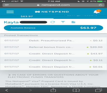 Netspend Affiliate Program - Get $20 free when you load $40 onto your card - Prepaid Credit ...