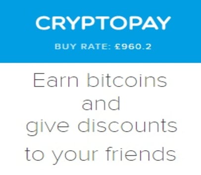 Cryptopay Refer A Friend Earn Bitcoins Btc Using Your Referral - 