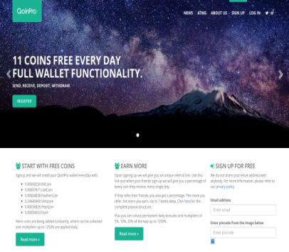 Qoinpro Refer A Friend Program Get Free Bitcoin And Other - 