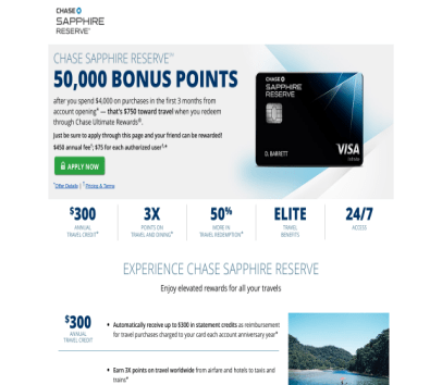 chase referral earn bonus points sapphire reserve link