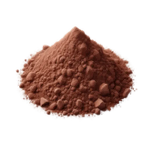 Een hoopje cacaopoeder