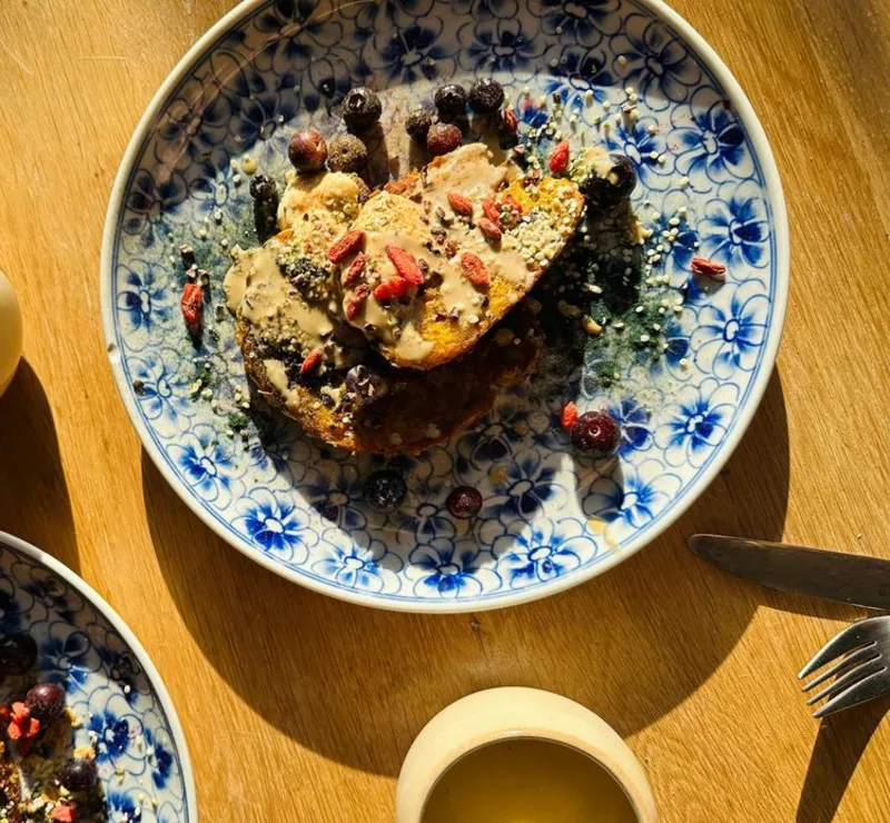 2 slices of French toast on a plate