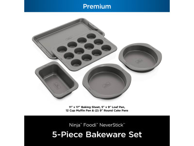 KitchenAid 5 Pc. Nonstick Bakeware Set, Silver