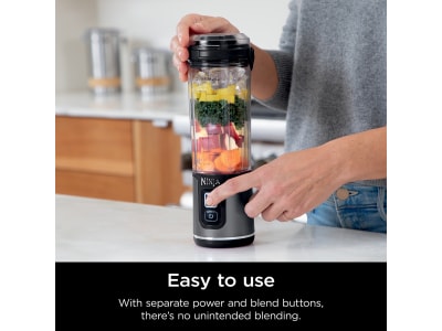 Ninja Blast BC151BK 18 oz Blast Cordless Portable Blender with Leak-Proof  Lid - Black 