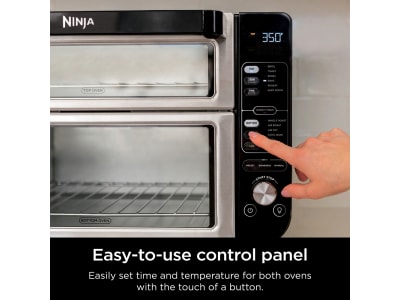 Ninja DCT451 12-in-1 Smart Double Oven with FlexDoor, Thermometer
