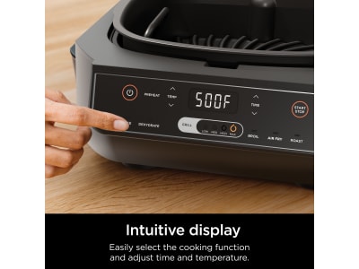 NINJA Foodi EG201 6 In Indoor Grill and 4 Quart Air Fryer User Guide