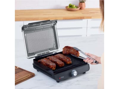 Ninja Sizzle Smokeless Indoor Grill and Griddle with Recipes