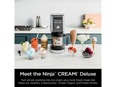 Ninja CREAMi Ice Cream Maker 7 One-Touch Programs 16oz Pint NC301 Rose Gold