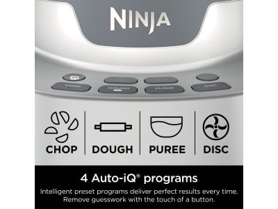 Ninja 12 Cups 1000-Watt Platinum Silver Food Processor in the Food