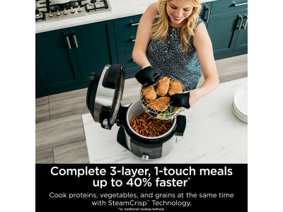 8qt Ninja Foodi 14-in-1 XL Pressure Cooker Steam Fryer with SmartLid  Unboxing & 1st Cook 