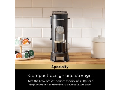 Ninja Single-Serve Coffee Bar System with Tumbler Pod-Free Single