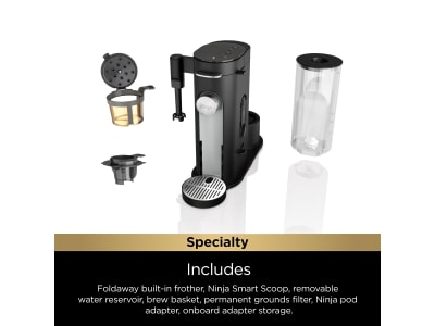 Ninja Single-Serve Coffee Bar System with Tumbler Pod-Free Single