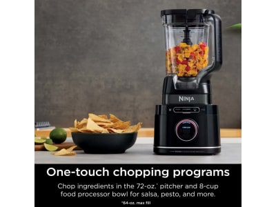 Ninja TB401 Detect Kitchen System Power Blender + Processor Pro, BlendSense  Technology, Blender, Chopping & Smoothies, 1800 Peak Watts, 72 oz.