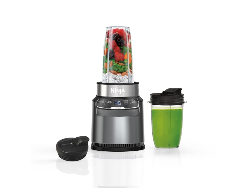 Ninja BL480D Nutri 1000 Watt Auto-IQ Base for Juices, Shakes & Smoothies  Personal Blender - Curacao 