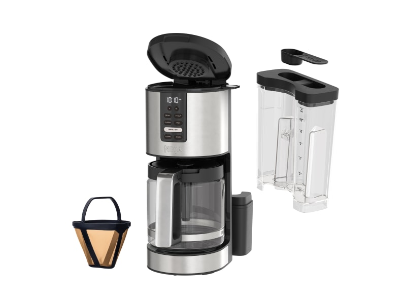 Cafetière programmable Ninja® XL, 14 tasses Café, Bouilloires et