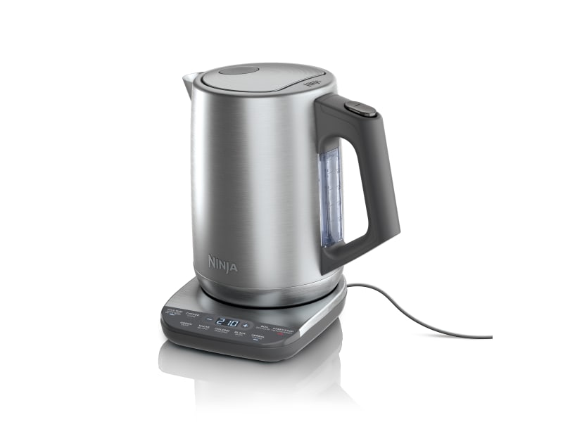  Ninja KT200 Precision Temperature Electric Kettle, 1500 watts,  BPA Free, Stainless, 7-Cup Capacity, Hold Temp Setting, Silver: Home &  Kitchen