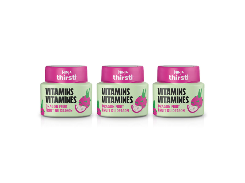 Ninja Sweetened Dragon Fruit Thirsti Vitamins Flavored Water Drops/3pk  Wcfdgftam : Target