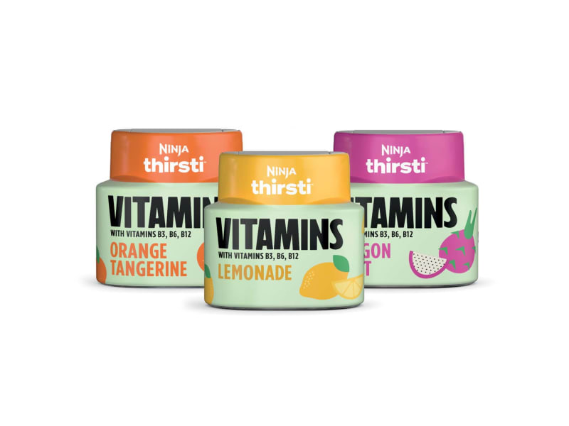 Ninja Thirsti VITAMINS Lemonade Flavored Water Drops